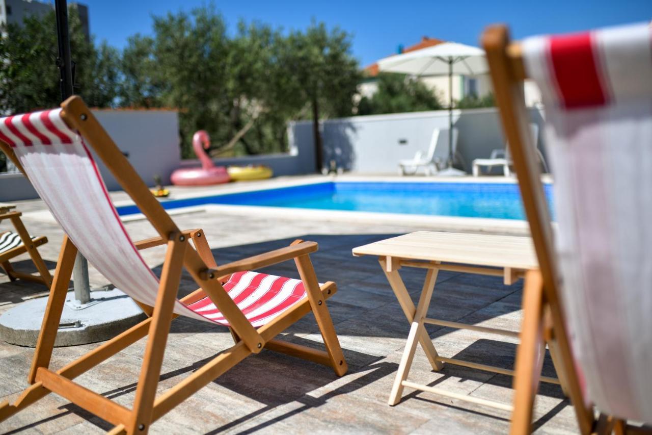 Pool House Luka Lejlighed Zadar Eksteriør billede